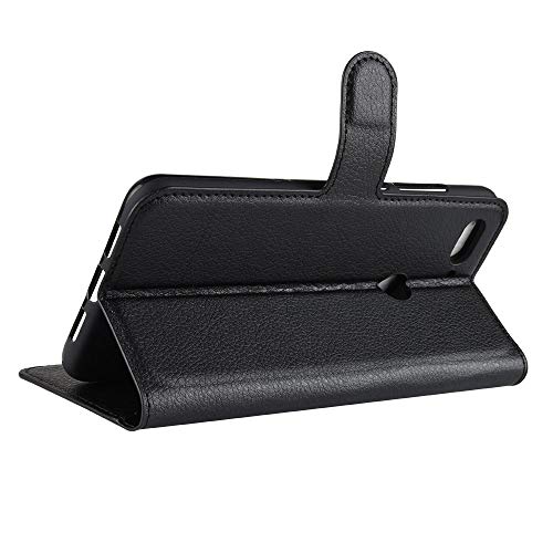 Capa Carteira Flip Wallet Case 360 Xiaomi Mi 8 Lite de Tela 6.26, Couro Sintético, Preto