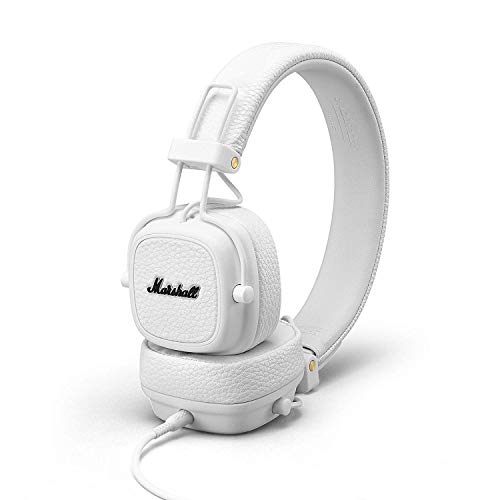 Marshall Major III Casque Audio Filaire – Blanc - Les Beatles, Paul McCartney, John Lennon, RIngo Starr, George Harrison Marshall Major III Casque Audio Filaire - Blanc – Image 3