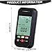 Radiation Detector, Portable Radiation Meter with Alarm Reminders, LCD Display Sensitive Geiger Counter for Home, Hospital, Industry