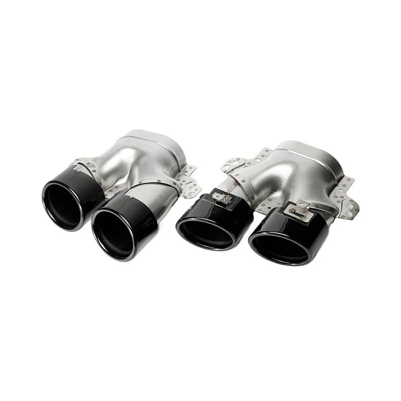 Extrémité tuyau d'échappement C43 Facelift 2019+ anti-corrosion inox 304 quad noir