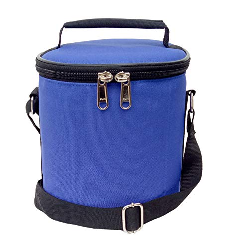 Image of Insulated Lunch /Tiffin Bag, Polyester, Water Resistant, for Office, School and Travelling, 1 Litre (Without Containers, Size-6.5 X 6 X 6)