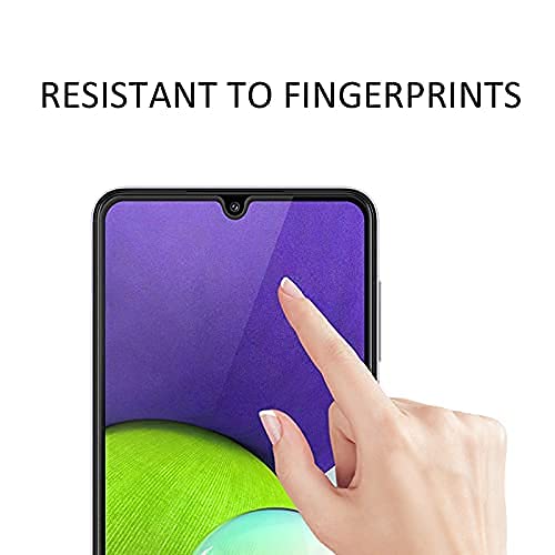 Image of Screen Protector for Samsung Galaxy A03s | A03 (Black) Tempered Glass Edge-to-Edge 6D Screen Guard With Installation Kit