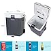 ROCKPALS Car Fridge Electric Cooler and Warmer for Car, 32Quart Mini Fridge for Car and Home with Wheel&Pull Out Handle,12V DC 40Cans Portable Car Coolers for Road Trip, Camping,Truck Driver,Office,RV