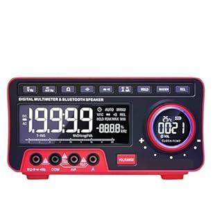 Multimetro, Multimetro da banco digitale professionale con 19999 conteggi, tester for transistor, voltmetro con portata automatica, calibratore multifunzione