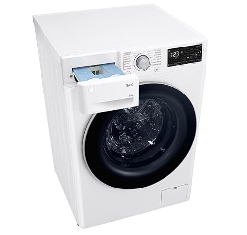Lave-linge hublot 11kg LG F14R31WHSA Blanc