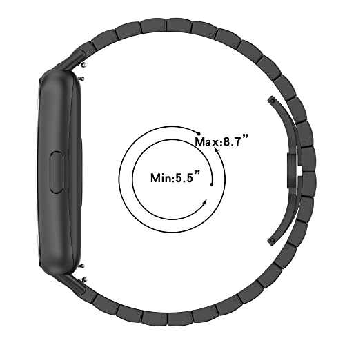 Correa metálica compatible con FITVII Slim Smartwatch miniatura 2