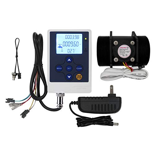 Écran LCD contrôle débit d'eau DIGITEN avec capteur débit G2" 12V pour compteur connecté