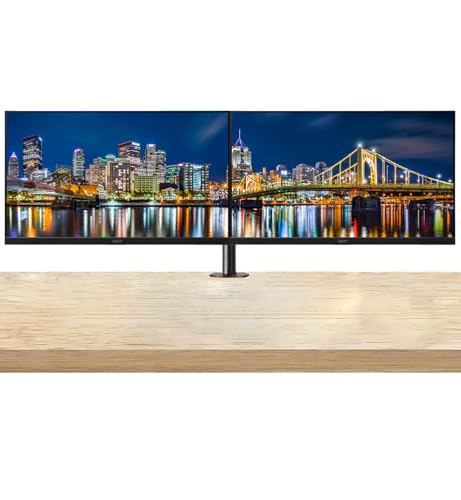 Image of Acer Vero V7 V277 E BIP 27 inch 1080P Full HD 100 Hz 4 ms Backlit Widescreen LCD Monitor, 2-Pack Bundle with Eye Care, VGA, HDMI, DisplayPort, Desk Mount Dual Monitor Stand