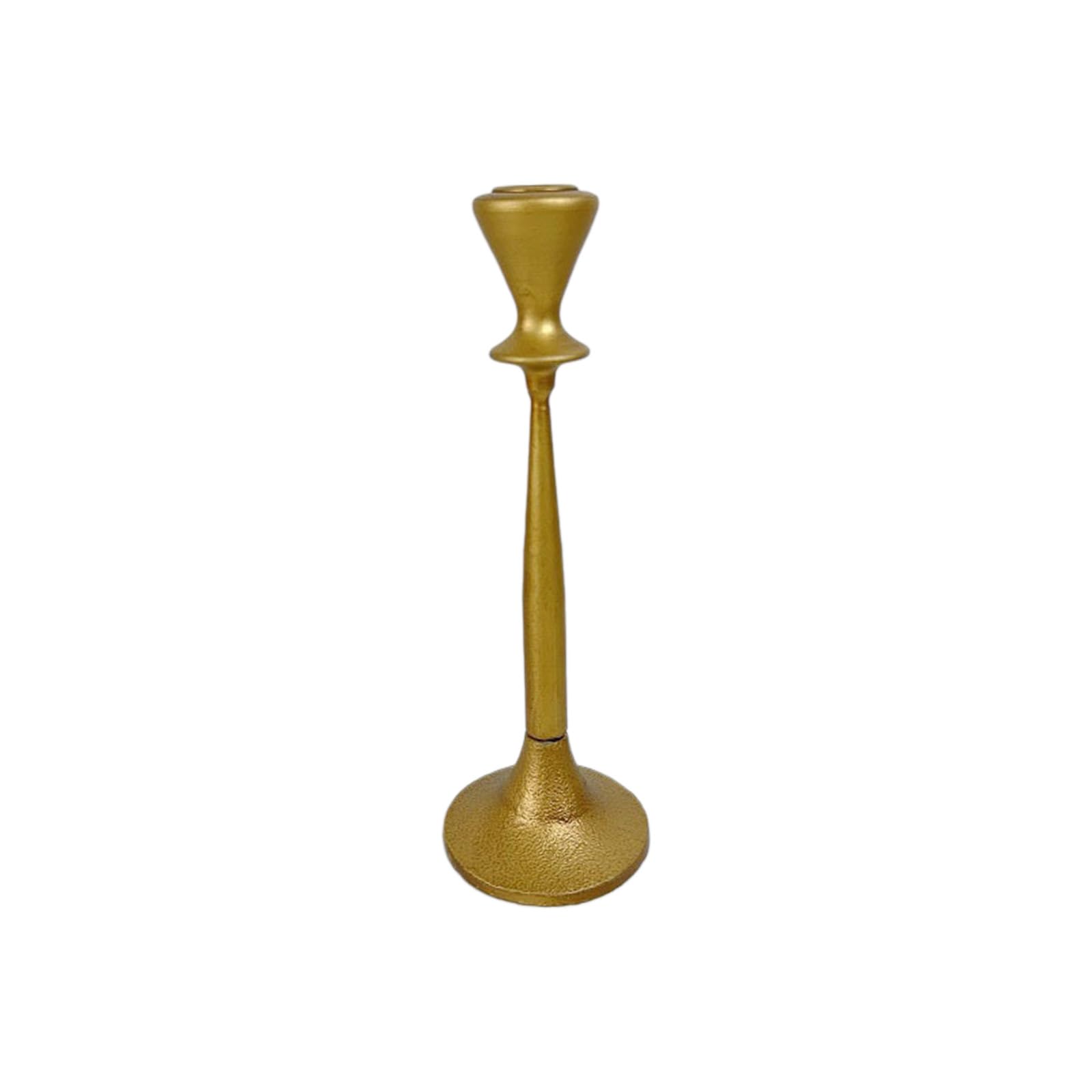 carotoe Imitating Brass Metal Tapered Holder European Vintage Antiqued Iron Candlesticks Centerpieces Stick Holder Tapered