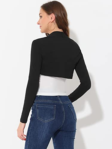 Image of Allegra K Elegant Shrugs for Women Long Sleeve Open Front Bolero Shrug