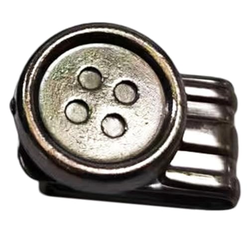 Dcfbkl Botones de correa de moda para pantalones, tirantes, clip de metal, hebillas para varias edades, botón de hierro de durabilidad