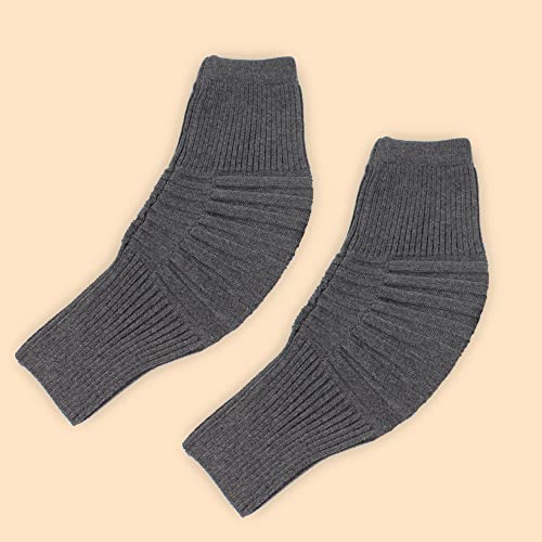 Image of Cashmere Wool Knee Brace Pads Unisex Winter Warm Thermal Knee Warmers Sleeve Soft Leg Warmers