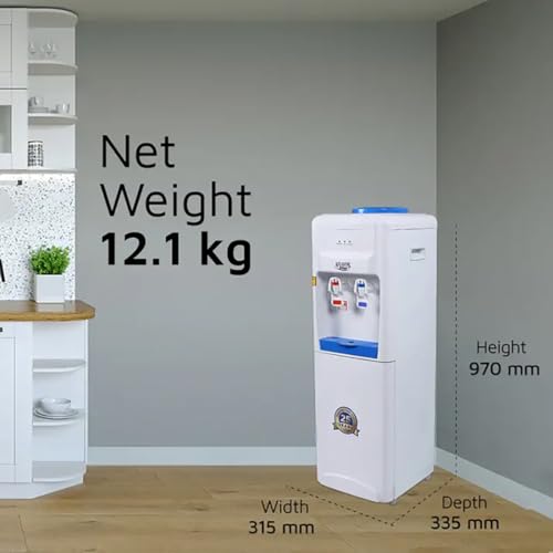 Image of Atlantis Blue Hot and Cold Water Dispenser | Floor Standing | Suitable for Schools, Hospitals & Homes|