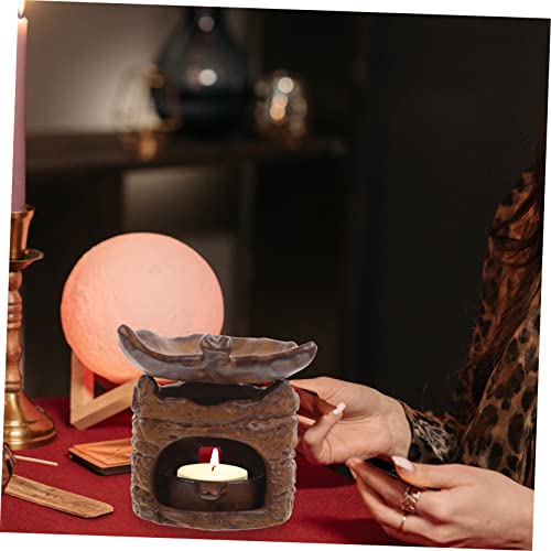 Brûleur de parfum en céramique rétro diffuseur d'arômes de table - 4