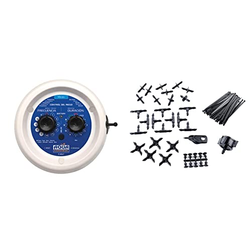 Kit de Riego por Goteo con Programador Marca Aqua Control