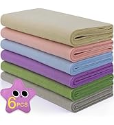 XSEINO 6 Rolls 11.8"x35" 1.4mm Thick Soft Felt Fabric Sheet 6 Assorted Morandi Series Colors Felt...