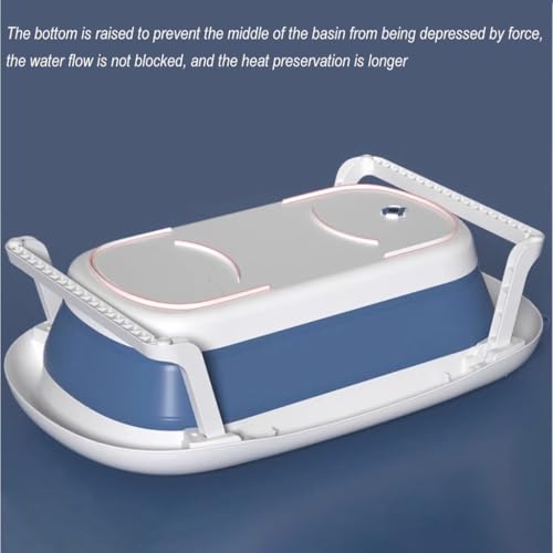 Baignoire portable pour chiens et chats compacte avec bouchon de vidange - 5