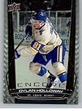 2025-26 Upper Deck Series Two Encore #E-194 Dylan Holloway St. Louis Blues Official Hockey Card in Raw (NM or Better) Condition