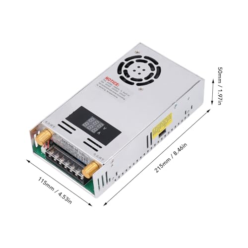 Alimentation industrielle 24V réglable haute précision à écran digital
