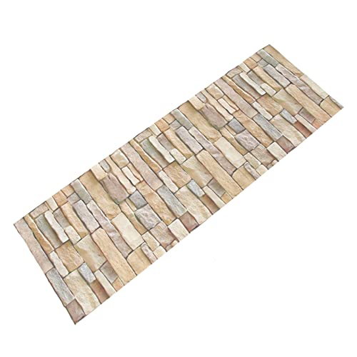 WOONEKY 1枚 クライミングペットステッカーウォールステッカー 静電気 接着剤 キット 植物 マクラメ 紙 テラリウム 背景 れんが しがみつく テラリウムの背景 防水 蒸し器 効果 論文