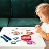 Timgle 200 Pcs Tipped Lacing Yarn for Kids Colored Threading for Beading Colorful Craft String Creative Beading Cord for Weaving Jewelry Making Crafts Arts Stringing Projects Supplies Motor Skills #5