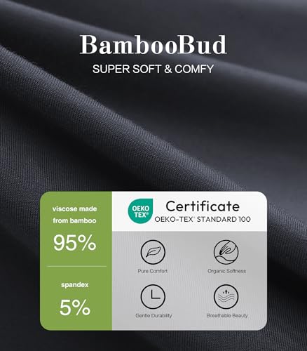 Image of Pajamas Set for Women Soft Knit Button Down Sleepwear 2 Piece Breathable Viscose from Bamboo Pjs S-XXL
