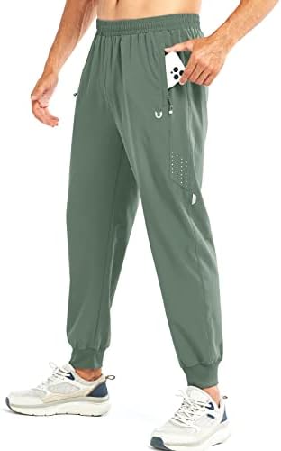 NORTHYARD Men's Athletic Joggers Gym Running Pants Lightweight Active Jogging Pant Track Sport Quick Dry Workout Walking Pant LODENFROST S