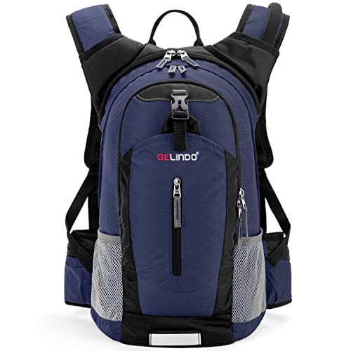 GELINDO Insulated Hiking Hydration Backpack - Hiking Hydration Pack with 2.5L Water Bladder - Insulated Water Backpack with Bladder for Hiking