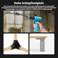 ANYCUBIC ABS Filament 1,75mm, Hoch Temperaturbeständiges, 1KG Schwarz – Ansicht 2