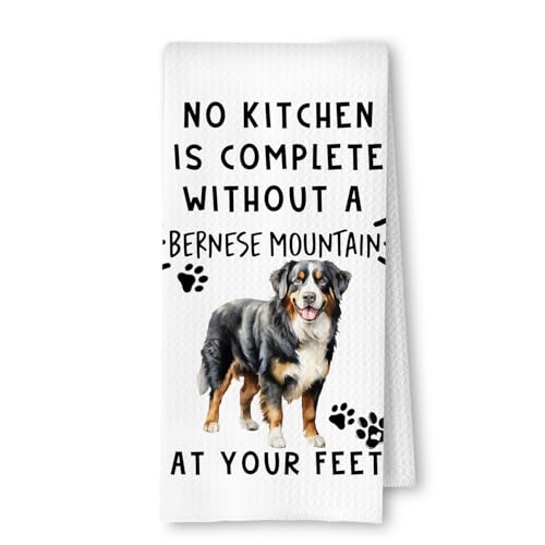 ArtisaEura Bernese Mountain Funny Dog Kitchen Towels - A Kitchen