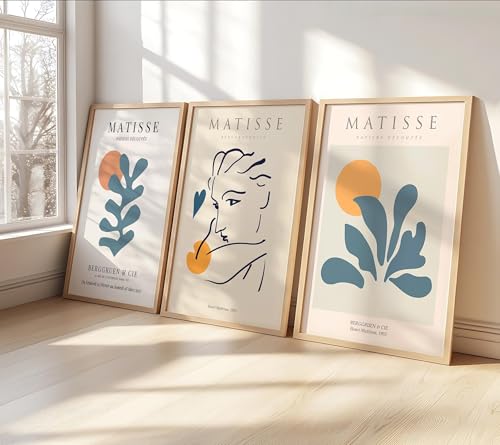 Reproduction Matisse Affiche Art Moderne Milieu Siècle Décoration Chambre Tableau Mural Grand Format