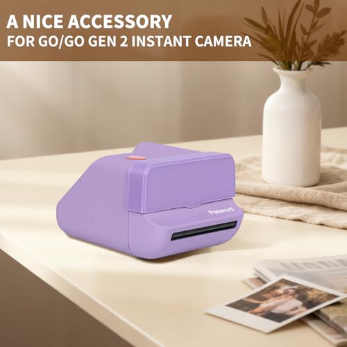 Tapa para lente Pola Go/Go Gen 2, cubierta protectora compatible con cámara instantánea Polaroid Go/Go Gen 2, resistente al polvo y rayones - Morado miniatura 3