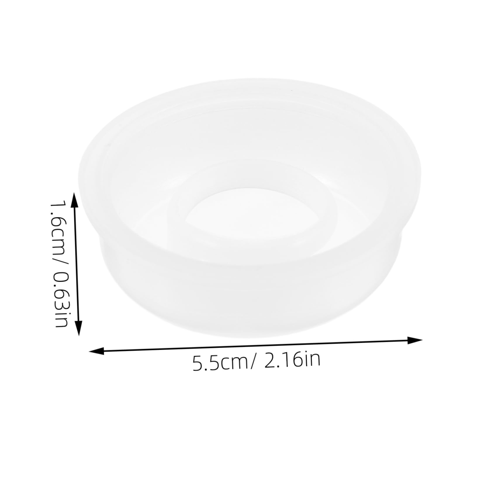 PRETYZOOM 10Pcs Plastic Sealing Lids for Chemical Buckets Leak Inner Bung with Pull Ring for Secure Storage of Paint Pet Food and More