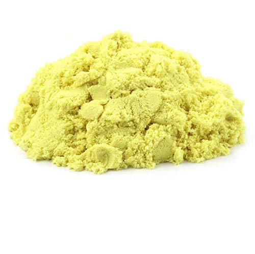 Cutiecute 2000 Grams Magical Play Sand Toy- Modeling Clay, Never Dries, Build Sandcastles (Yellow)