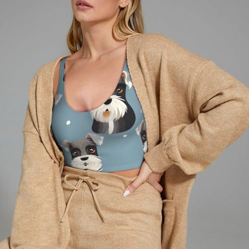 Chaleco de yoga para mujer con estampado Schnauzer HYTTER 7
