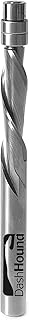 DashHound BRD314 Spiral Flush Trim Bit Carbide Down Cut Spiral CNC Router Bit with 1/4 inch Shank and 1/4 Inch Cutting Dia