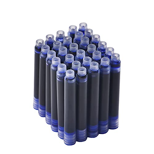 30 Pcs Jinhao Fountain Blue Cartridge For Jinhao,Duke And Baoer Pen Standard Size #TOP3