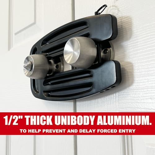 SecurityMan Home & Personal Safety Bundle – Double Door Lock for French Doors + 130dB Personal Safety Alarm (Purple) with SOS Strobe Light – Enhanced Home Security and Everyday Self Defense Kit