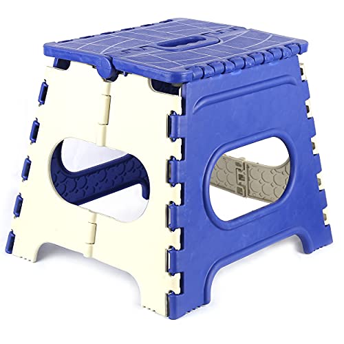 Image of GOCART WITH G LOGO Unique Designed Multipurpose Use Heavy Duty Portable Non-Slip Folding Step Stool