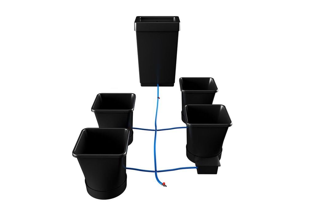 AutoPot Sistema 4Pot XL, sistema de riego automático, sin electricidad, sin conexión de agua, solo por gravedad, perfecto para interiores y exteriores