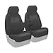 Coverking Custom Fit Front 50/50 Bucket Seat Cover for Select GMC Sierra 1500 HD Models - Ballistic (Charcoal)