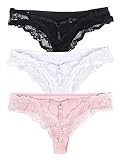 【Geschenkpackung】Einer schönen Pappschachtel mit 2 Brazilian Slips verpackt, um Ihre Privatsphäre zu schützen, und ist somit ein ideales Geschenk für Sie oder eine geliebte Person(Nur 2er Pack mit Box)