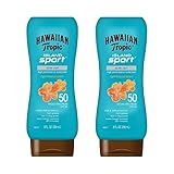 Hawaiian Tropic Island Sport Sunscreen Lotion, Ultra Light, High Performance Protection, SPF 50, 8...