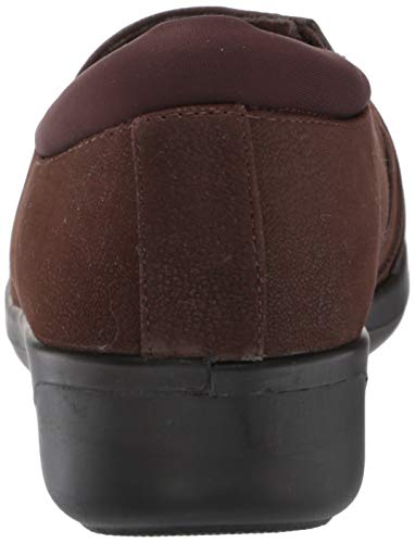 Easy Street Womens Flat Sneaker, Brown Matte, 6 Us #TOP2