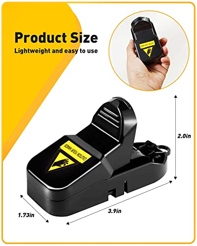 Mouse Traps 12-Pack - For House Indoor Outdoor, Small Mice Traps For House Indoor, Reusable Mousetrap Quick Effective Mouse Catcher For Home #TOP4