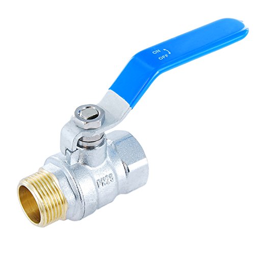 Genebre Messing Kugelhahn 2 teilig mit Hebelgriff - AG/IG - voller Durchgang - PN 25-1 1/4" Cover