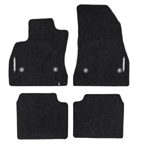 FROGUM Horizon Tapis Auto Velour Moquette pour Fiat 500L 2012-2022| Inodores | avec Fixations | Pratiques et élégants