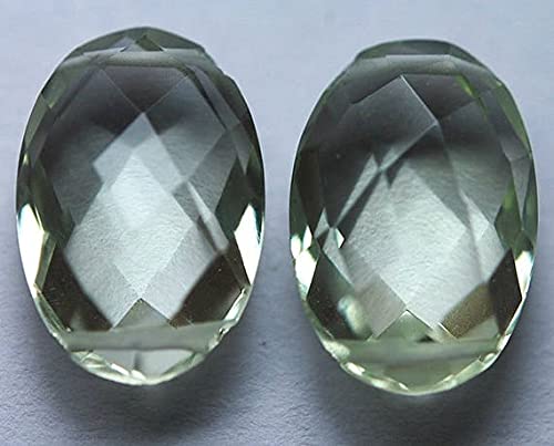 Améthyste verte naturelle double perçage : finissez-en avec les perles qui pivotent