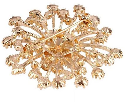 2 pezzi spilla a forma di fiore, spilla a fiocco