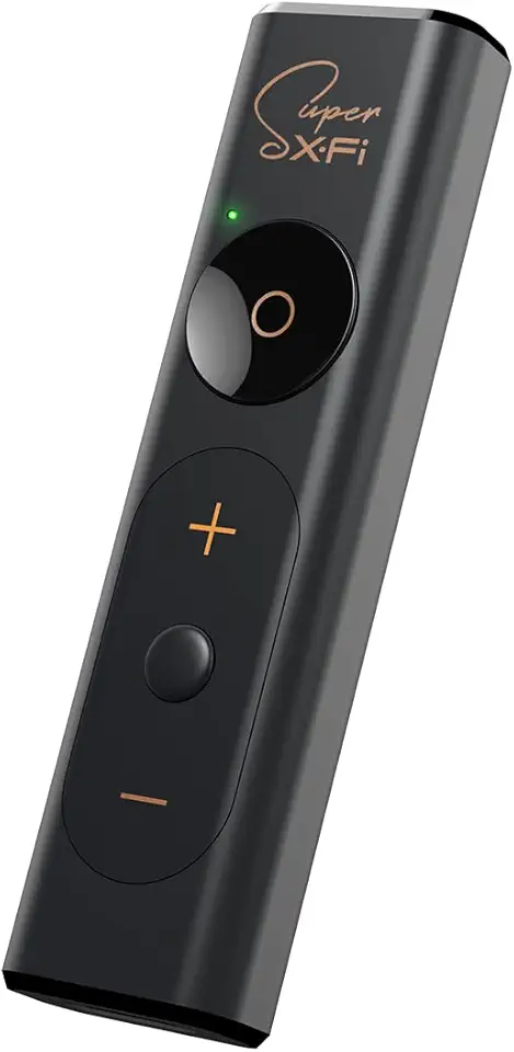 Creative Sound Blaster X1 Hi-Res Super X-Fi Externo Usb Dac e Amplificador de Fone de Ouvido para Pc e Mac, Também Compatível com Ps4, Ps5 e Switch